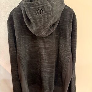 Lululemon Black Gray Thick Hoodie